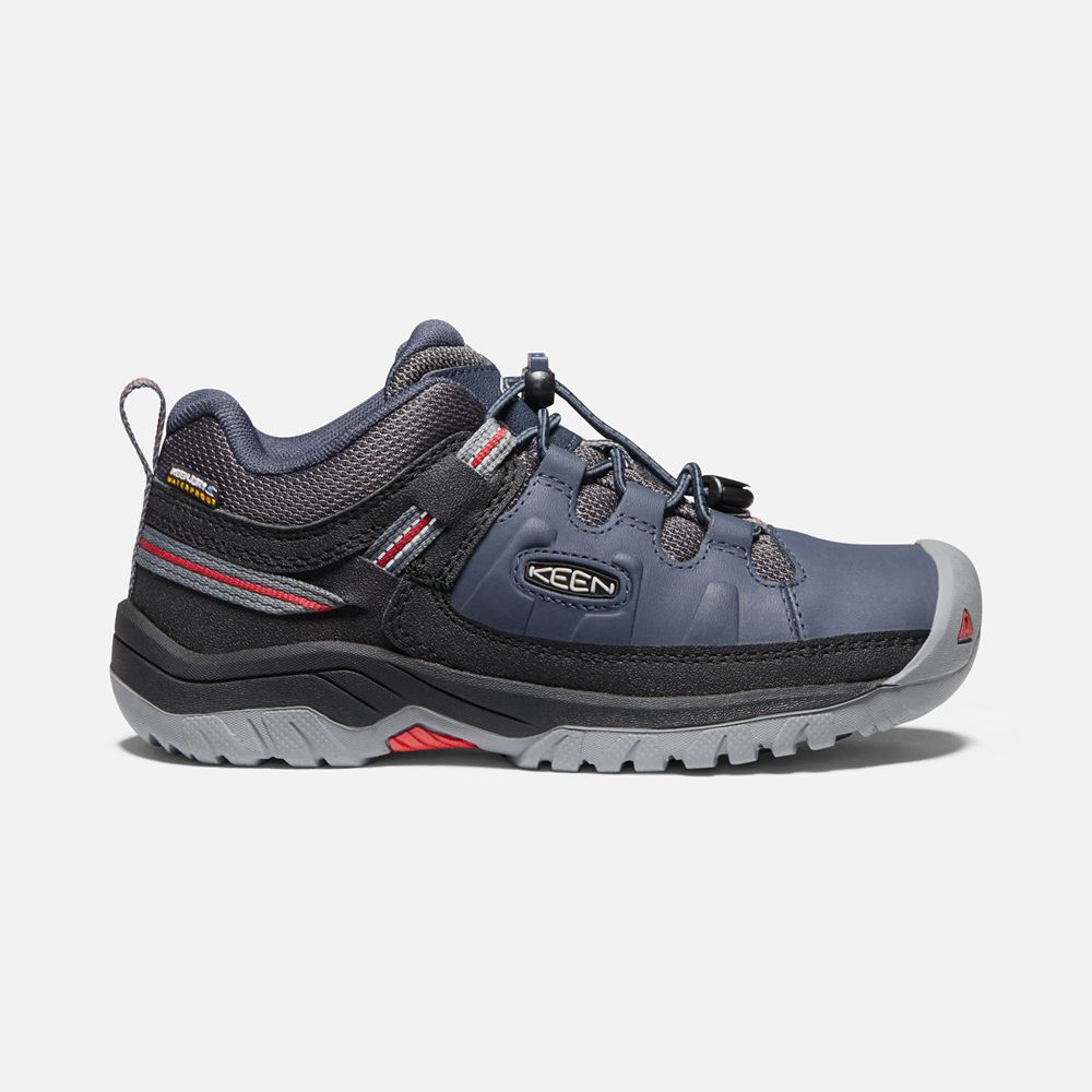 Keen Wandelschoenen Kinderen Blauw - Targhee Waterproof - 75402-RDNB